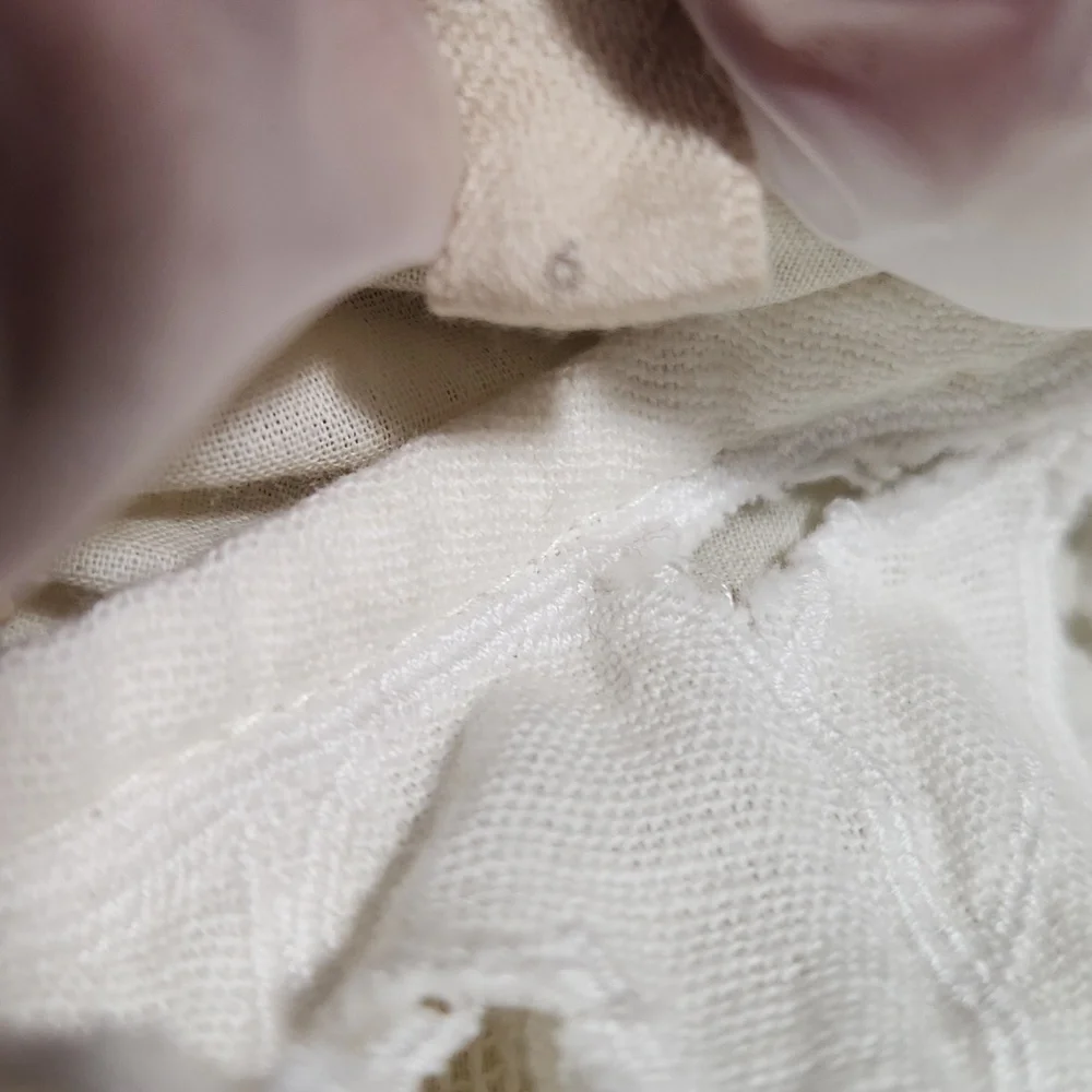 ANTHROPOLOGIE VANESSA VIRGINIA OF ANTHROPOLOGIE WOMEN'S DRES  IVORY LACE. Size 6 - Picture 7 of 11